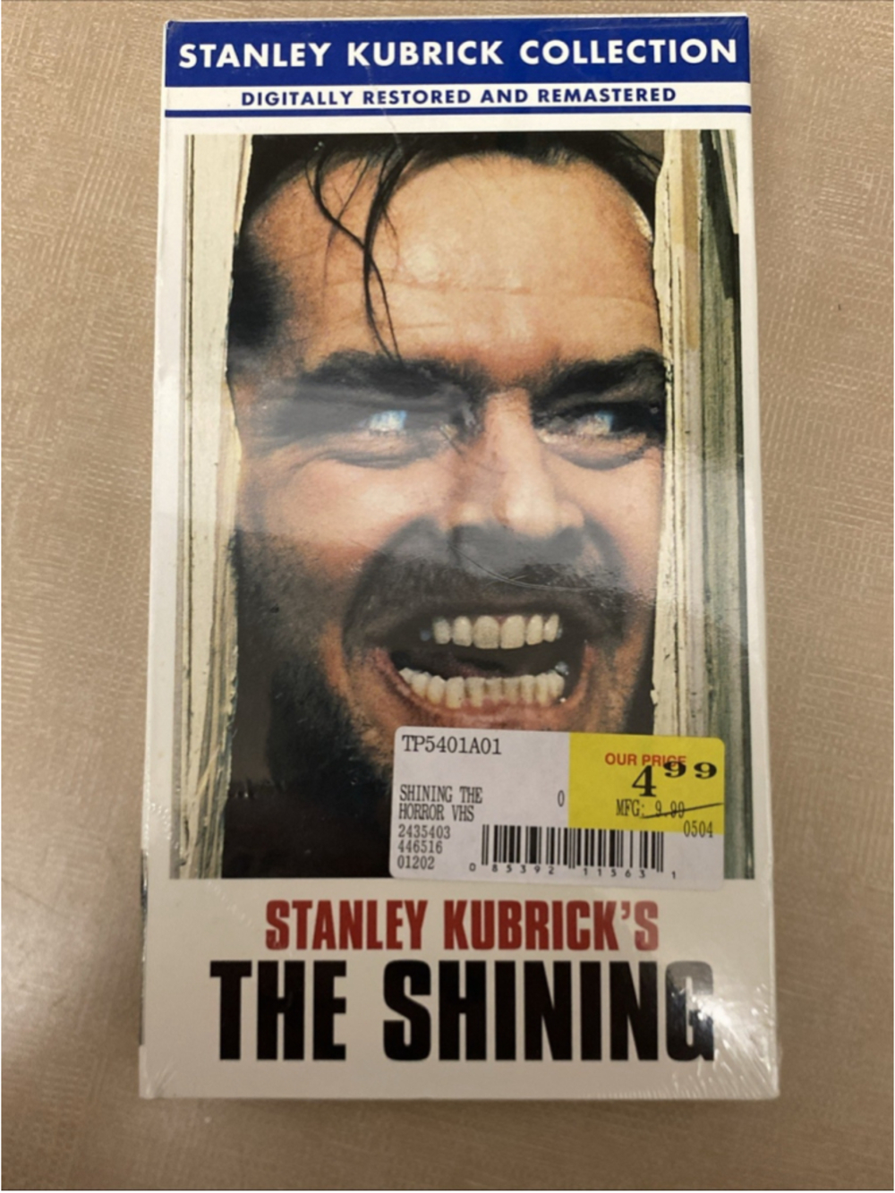 The Shining VHS, 2001 (Stanley Kubrick Collection) Horror New Sealed
